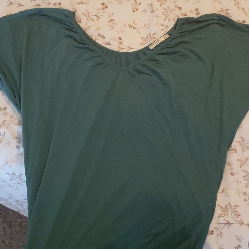 Turquoise blouse